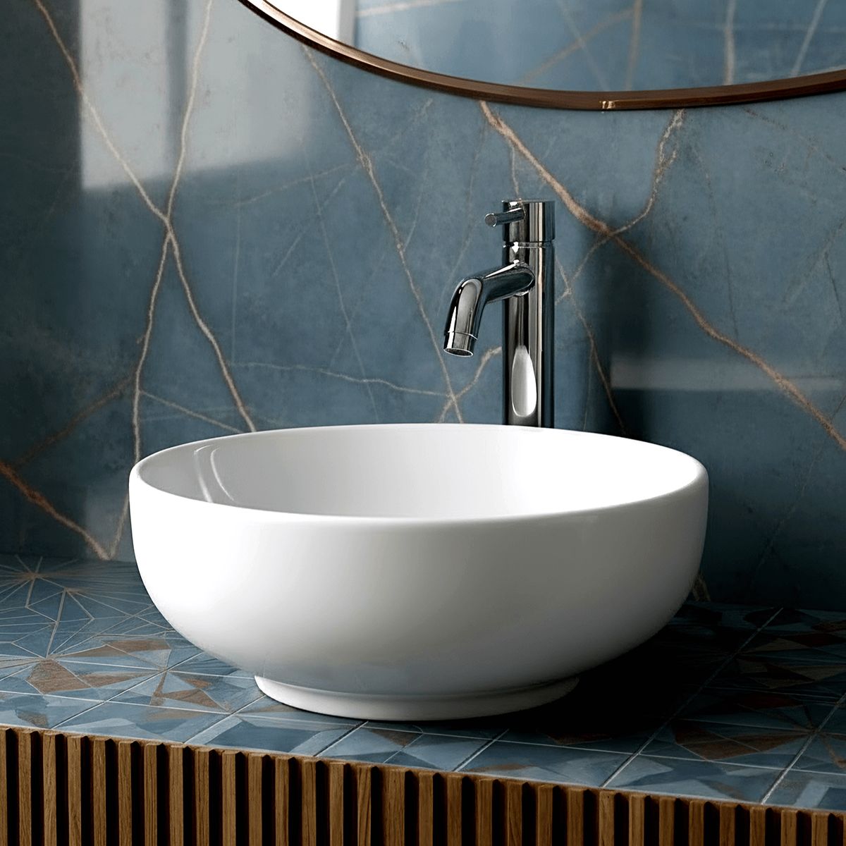 VAINSA - Grifería Monocomando para lavatorio alta bali hecho en bronce Vainsa