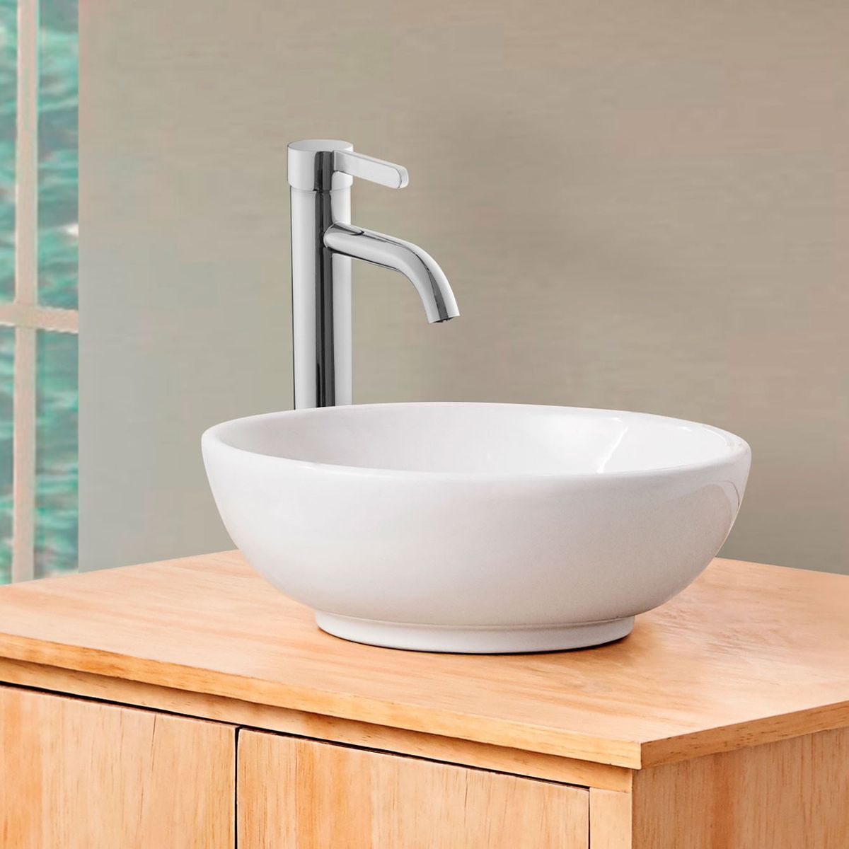 ITALGRIF - Monocomando para lavatorio alta Cartagena Cromado Italgrif