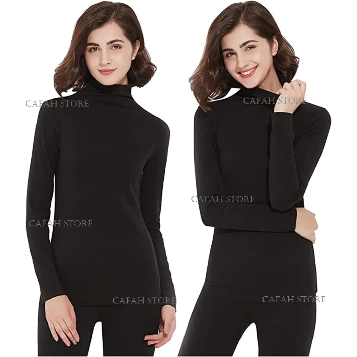 GENERICO - POLO MUJER CALENTADOR TERMICO CUELLO ALTO CEÑIDO MICROPOLAR VIAJE MINA