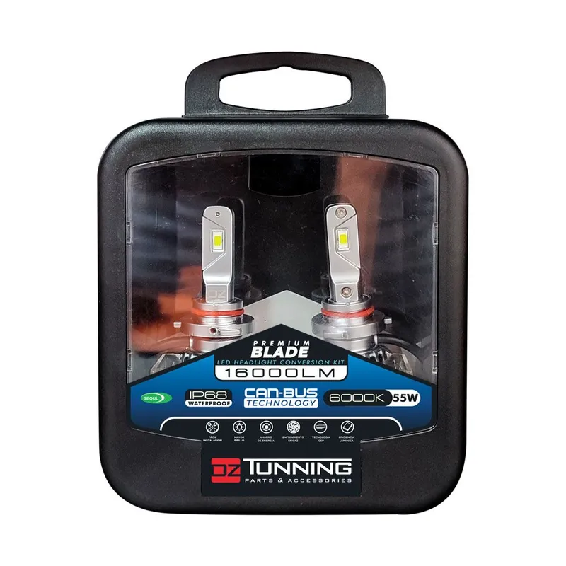 OZ TUNNING - Focos Led Premium Blade 16000 Lm Luz Blanca 9005