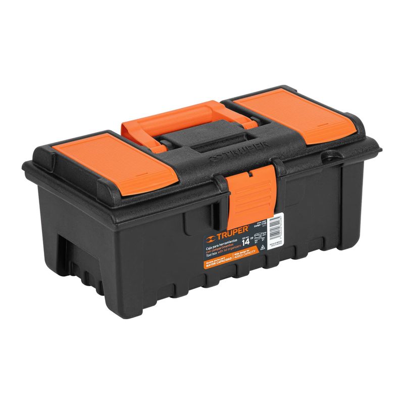 TRUPER - Caja para herramienta de 14 con compartimentos Truper