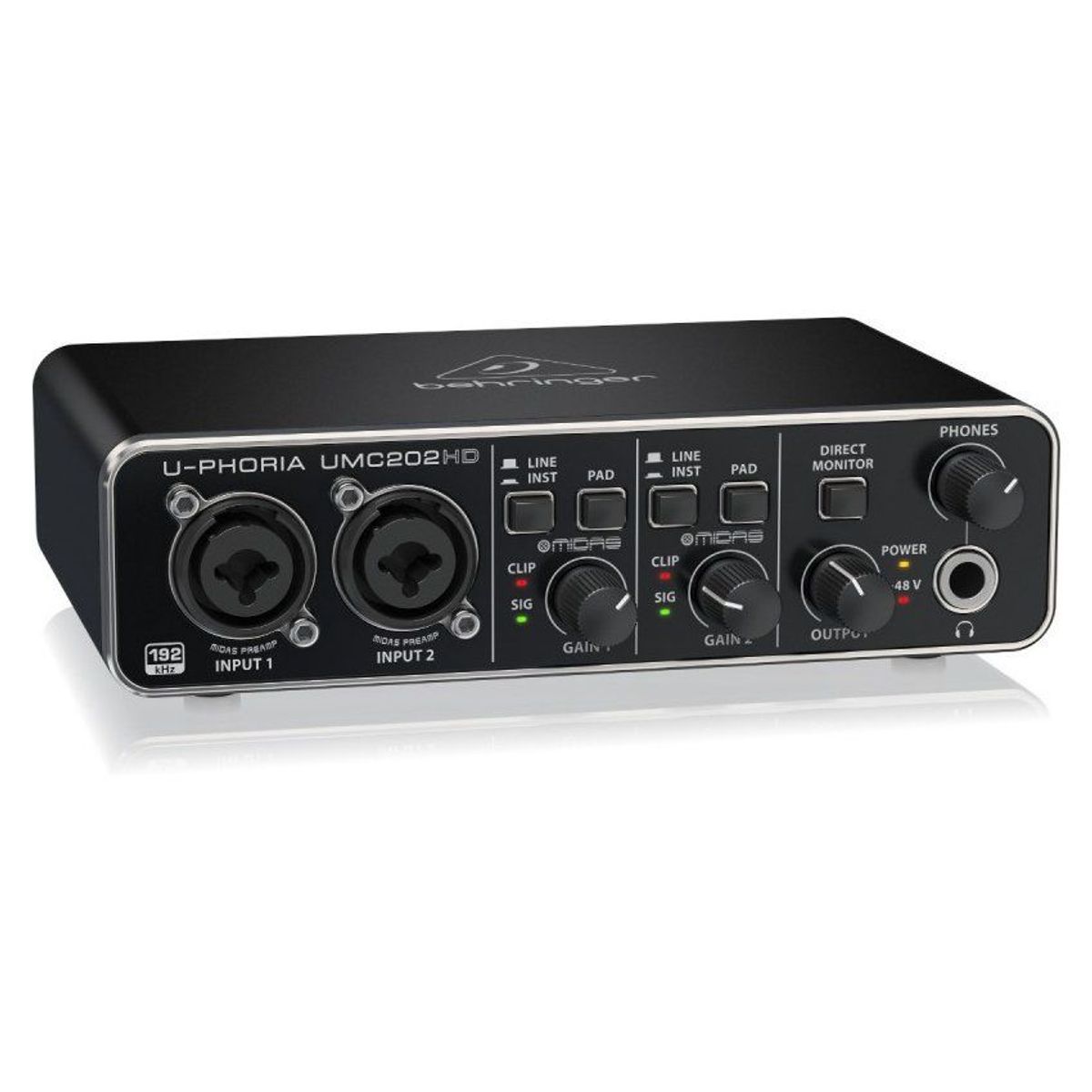 BEHRINGER - Interfaz behringer u-phoria umc202hd