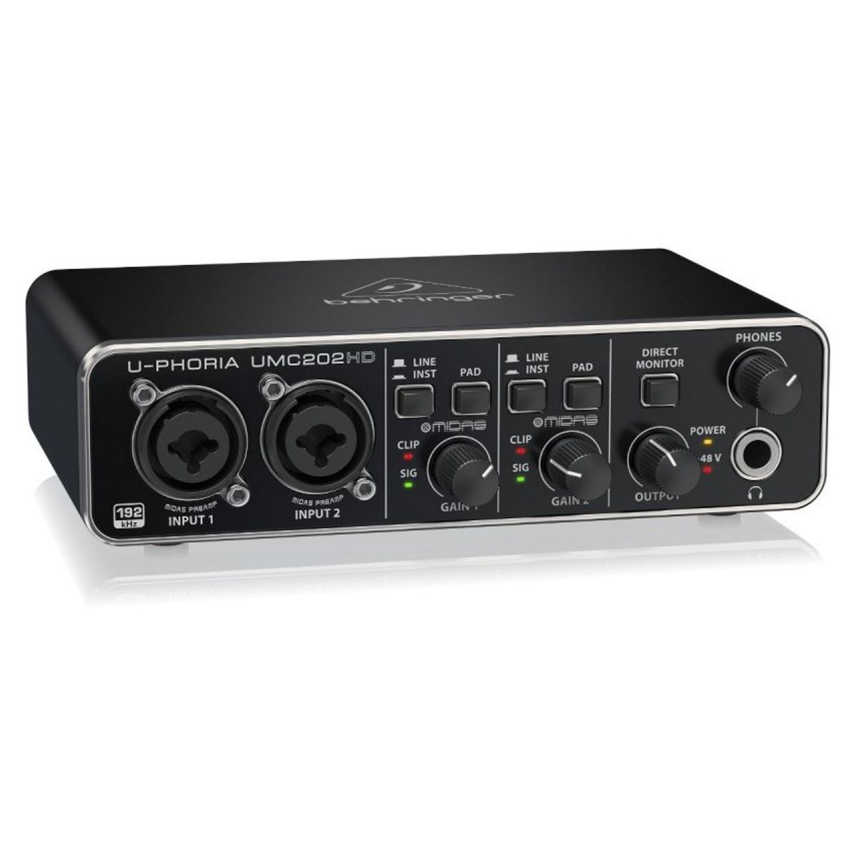 Behringer - Interfaz behringer u-phoria umc202hd