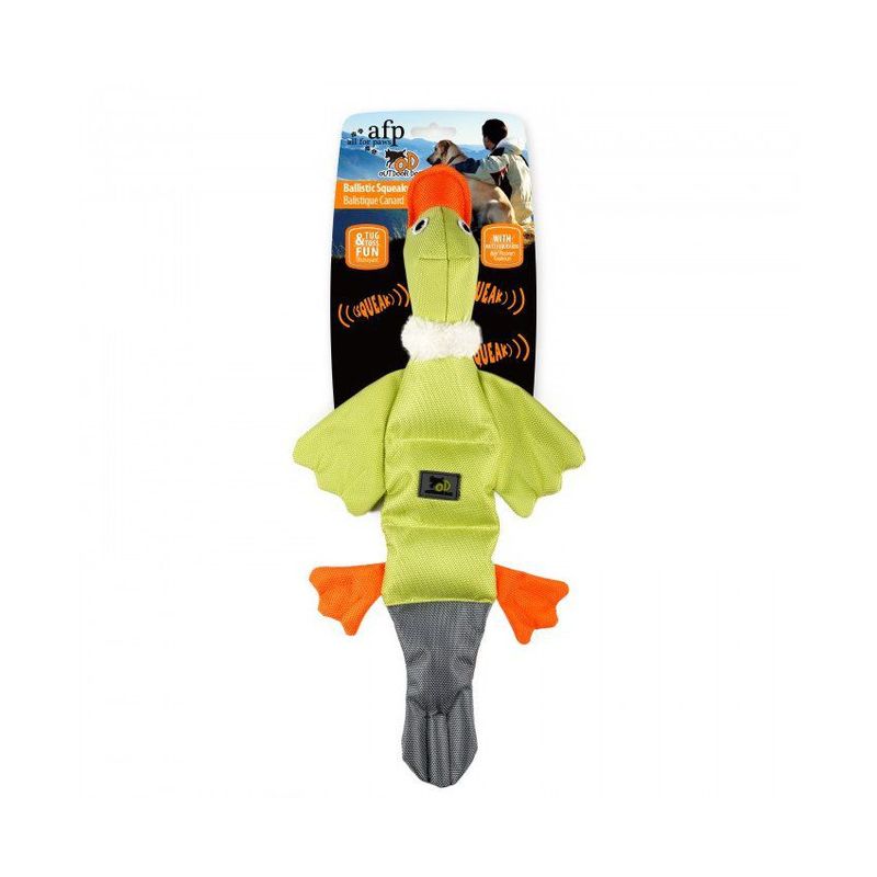 ALL FOR PAWS - Peluche para perros - Pato cuak balistico