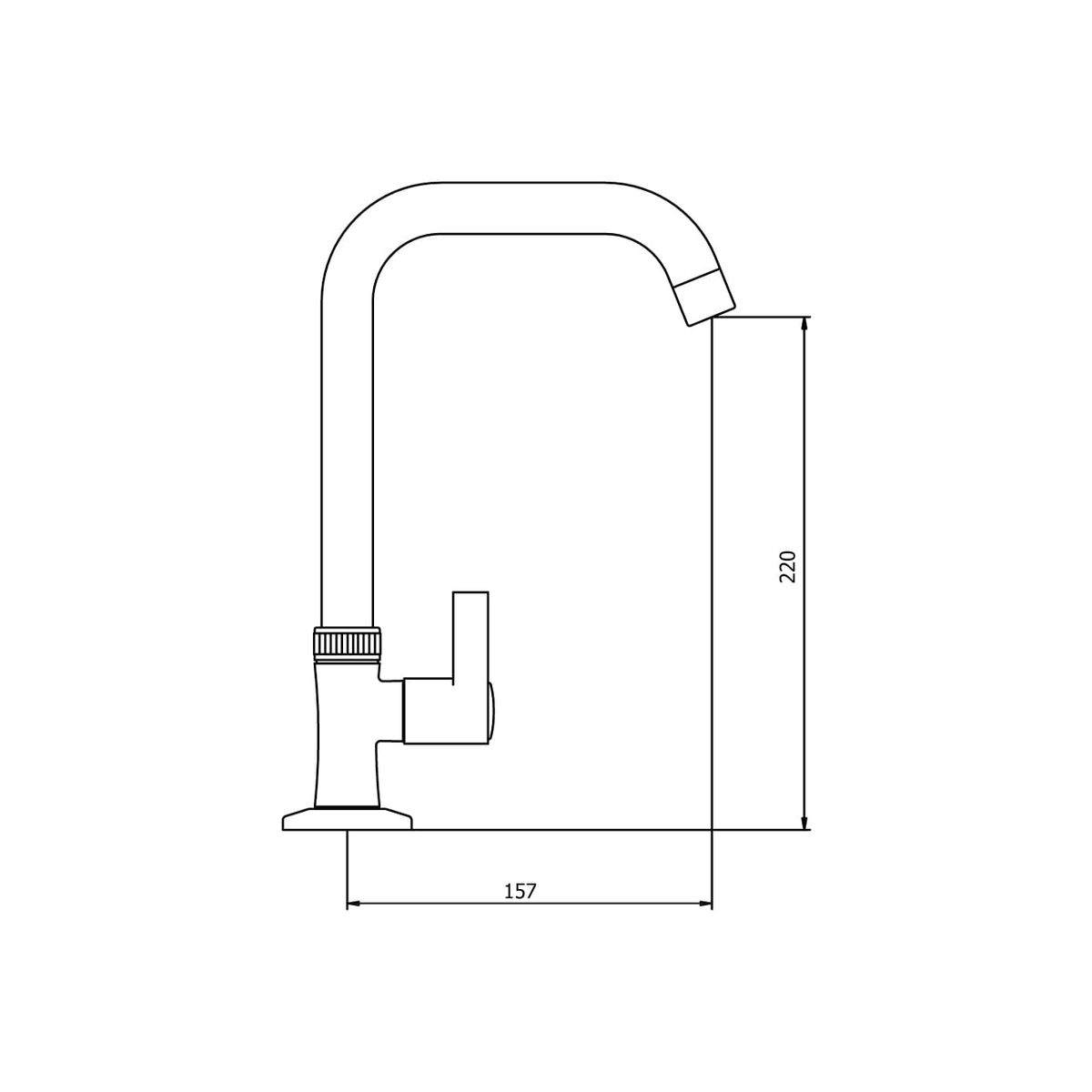 VAINSA - Llave Para lavadero bar al Mueble Line Vainsa