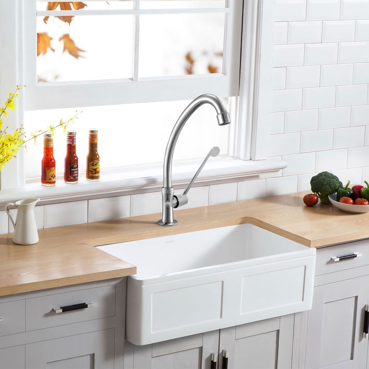 VAINSA - Llave de lavadero bar leva hecho en bronce Vainsa