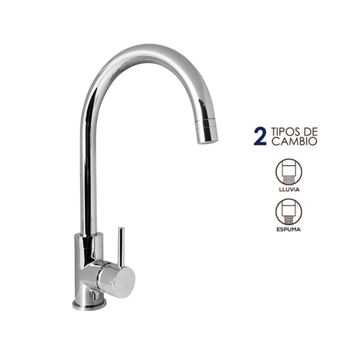 VAINSA - Grifería Mezcladora Monocomando lavadero Bali Vainsa