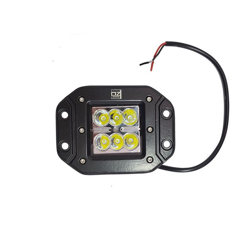 OZ TUNNING - Faro Empotrable 6 Leds Reforzado 18 Watts