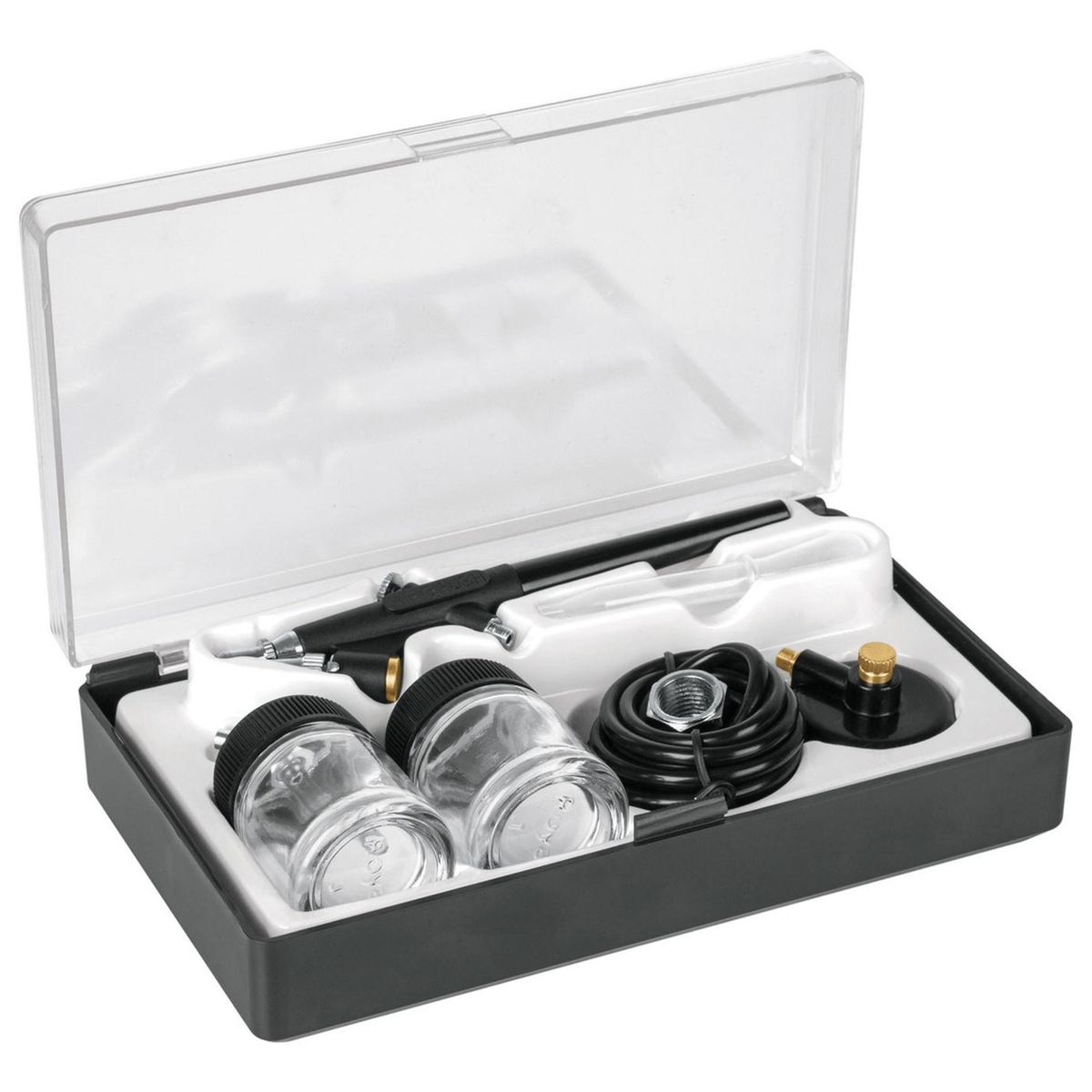 TRUPER - Aerógrafo de succión + 2 Vasos Truper