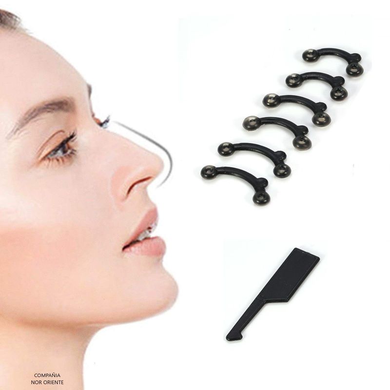 "Corrector Nasal de Silicona 3d Perfilador Nasal respingador de nariz"
