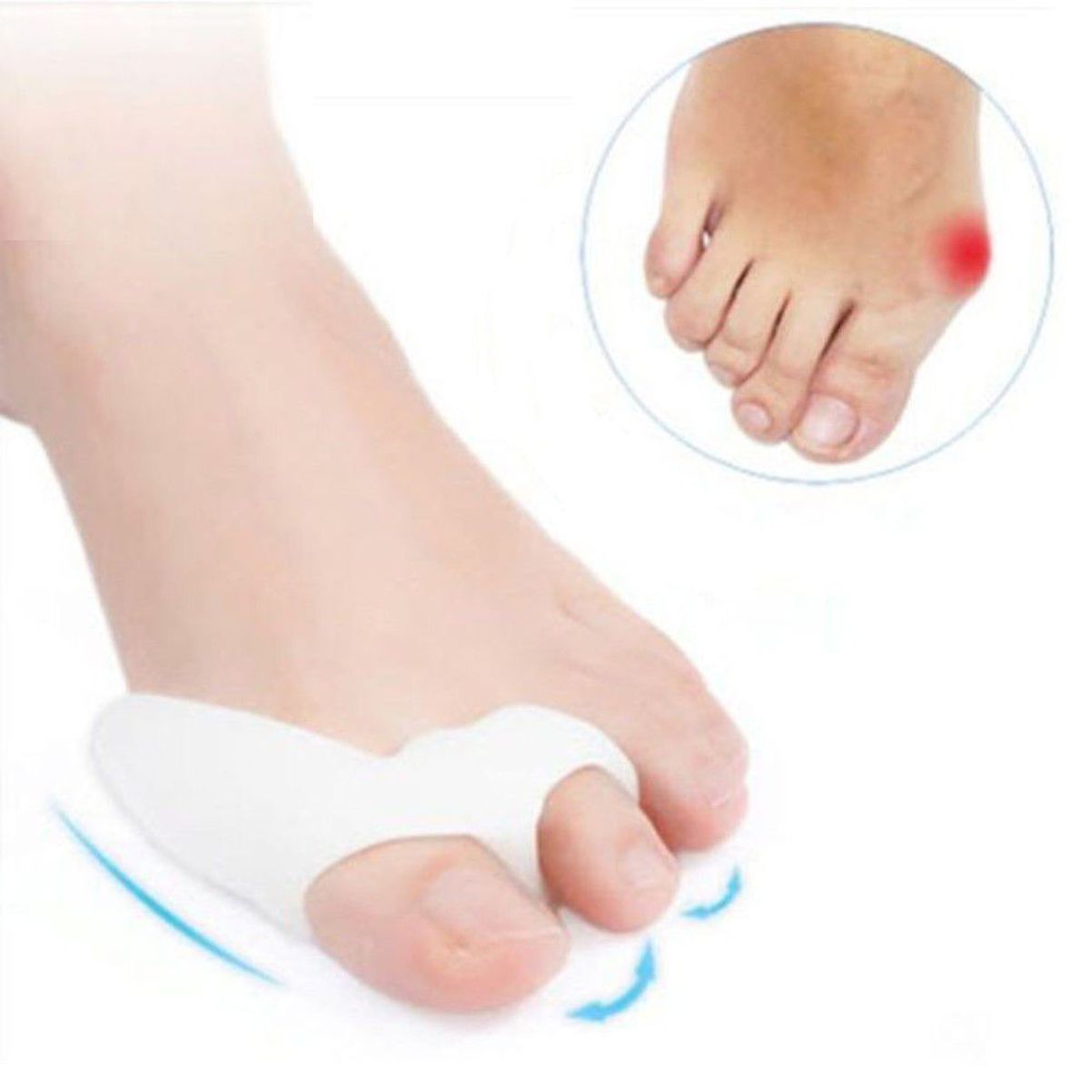 GENERICO - Corrector De Juanete separador de dedo de silicona