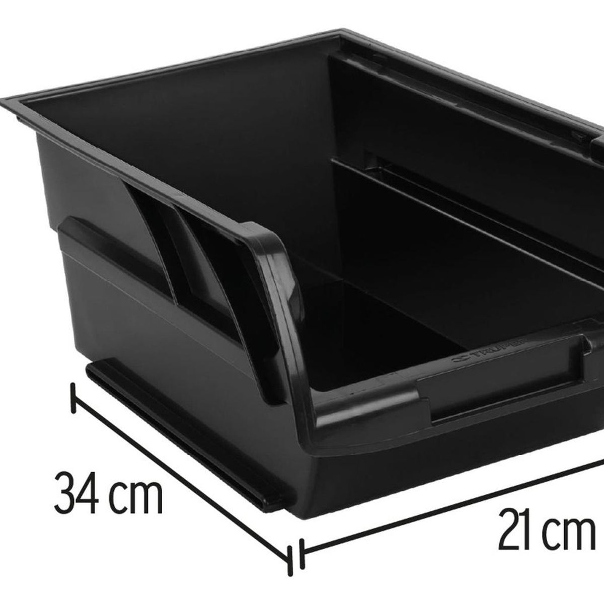 TRUPER - Bandeja apilable de plástico 34x21x15 cm 10891 Truper
