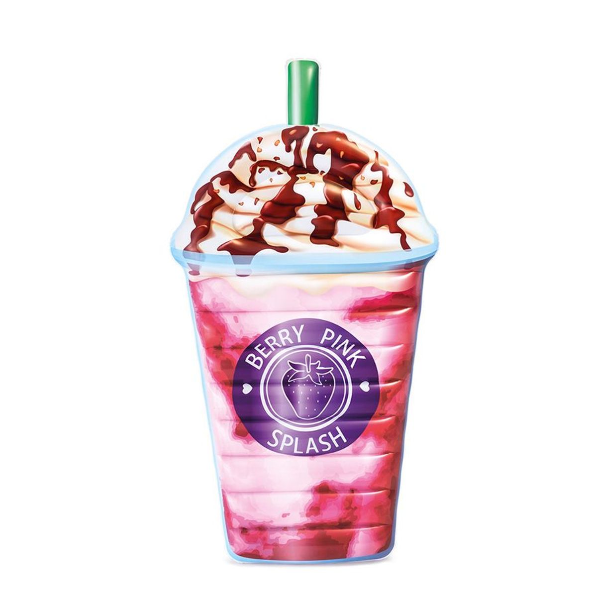 INTEX - Flotador inflable montable modelo batido de fresa - INTEX