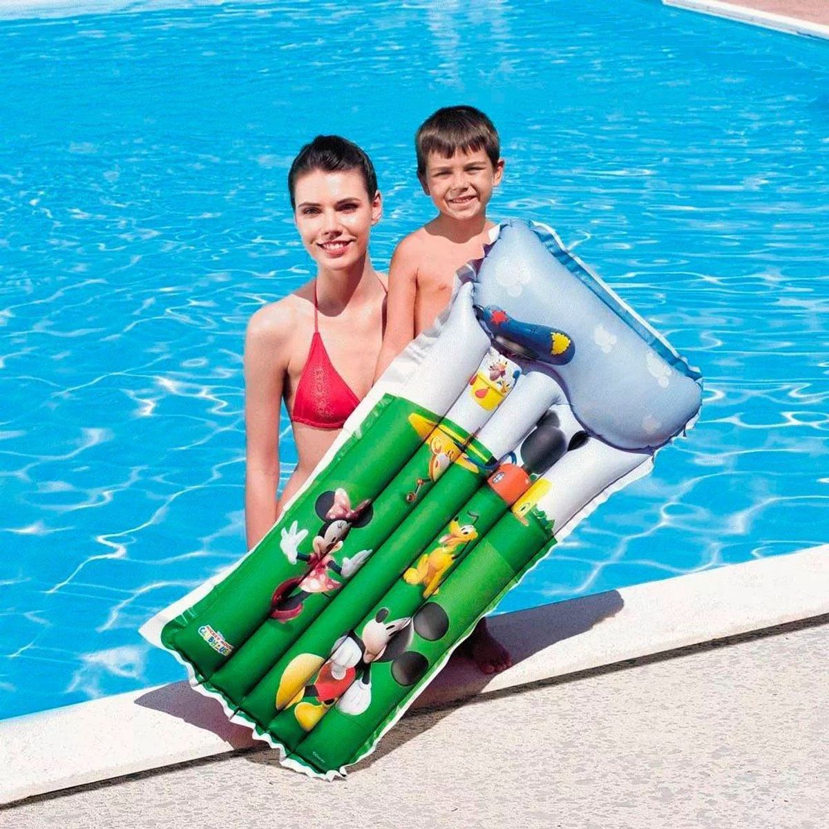 BESTWAY - Flotador inflable montable modelo Mickey mouse - BESTWAY