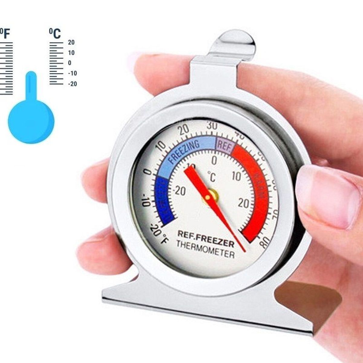 GENERICO - Termómetro Para Refrigeradora Congeladora Cooler -20 Grados