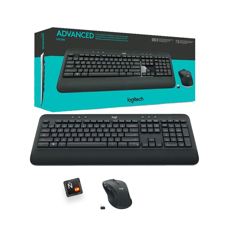LOGITECH - Teclado  Mouse Logitech MK540 Inalambrico USB Multimedia
