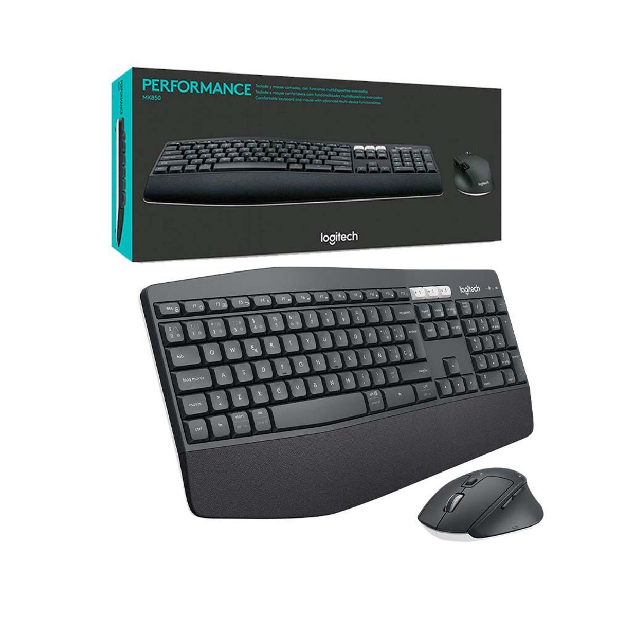 LOGITECH - Teclado  Mouse Logitech MK850 Multidispositivo Bluetooth
