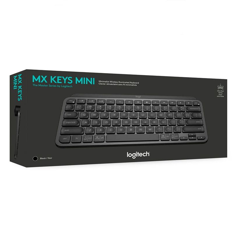 LOGITECH - Teclado Logitech Mx Keys Mini Inalambrico Multidispositivo Negro