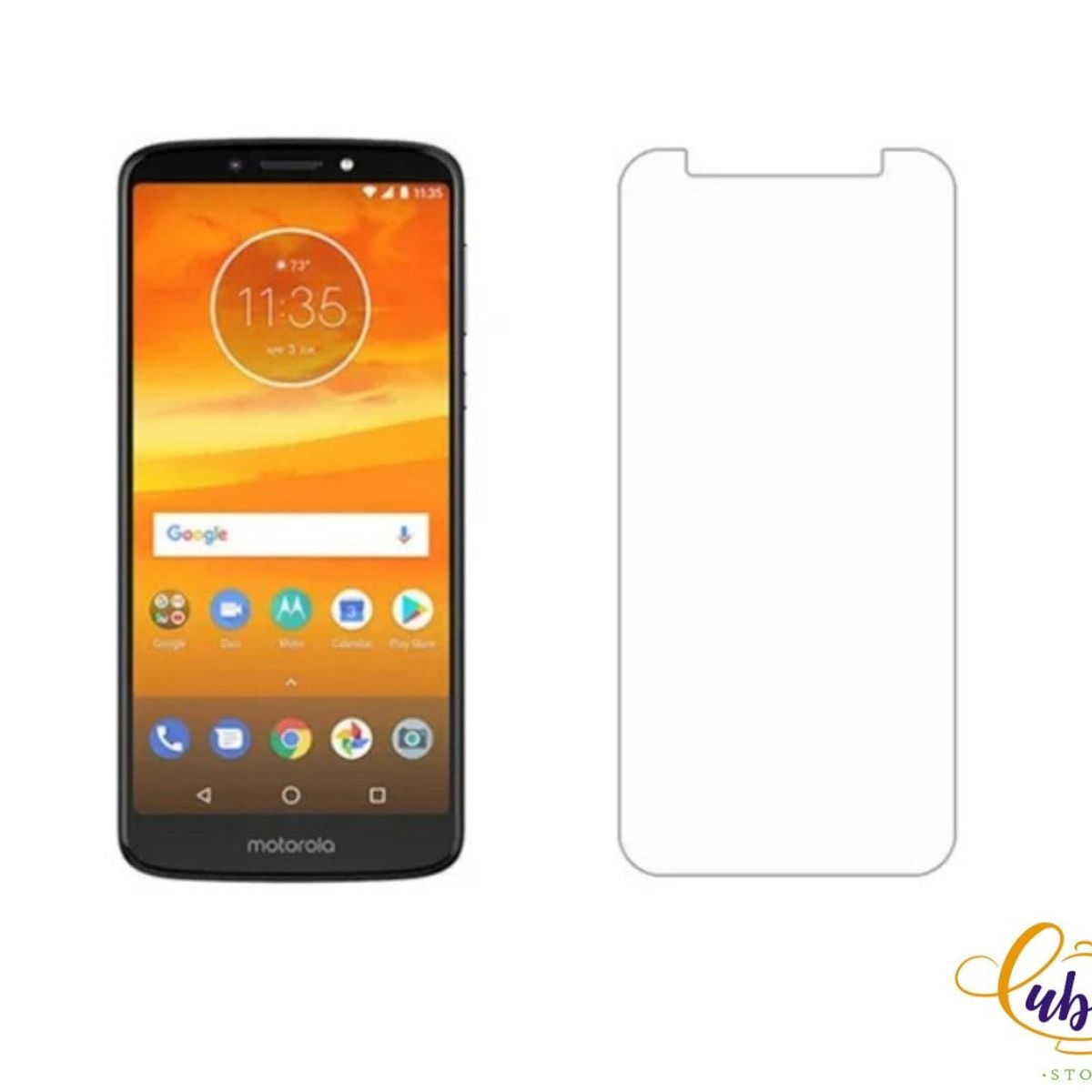 GENERICO - Case Carcasa Motorola E5 Plus  Mica Fibra de Vidrio