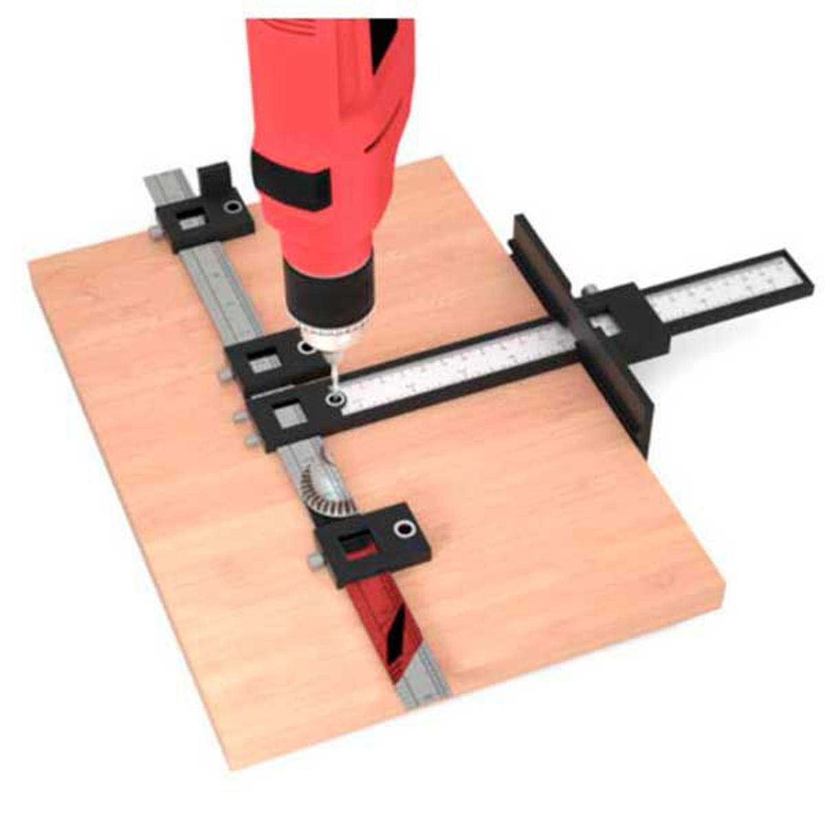 GENERICO - Plantilla Colocación De Tiradores o Jaladores De Cajón y puerta