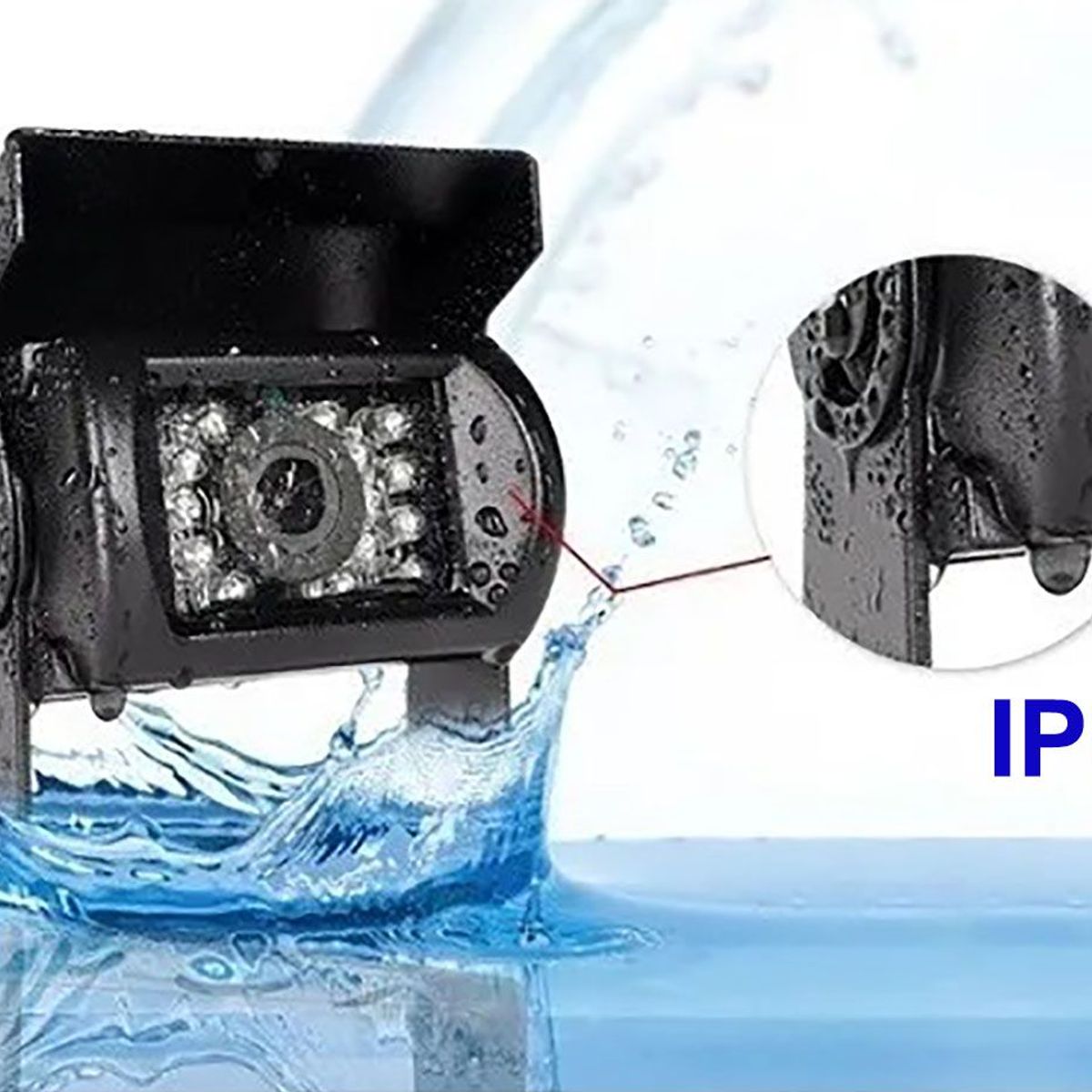 GENERICO - Camara Exterior AHD 1080p Camion Visión Nocturna Retroceso