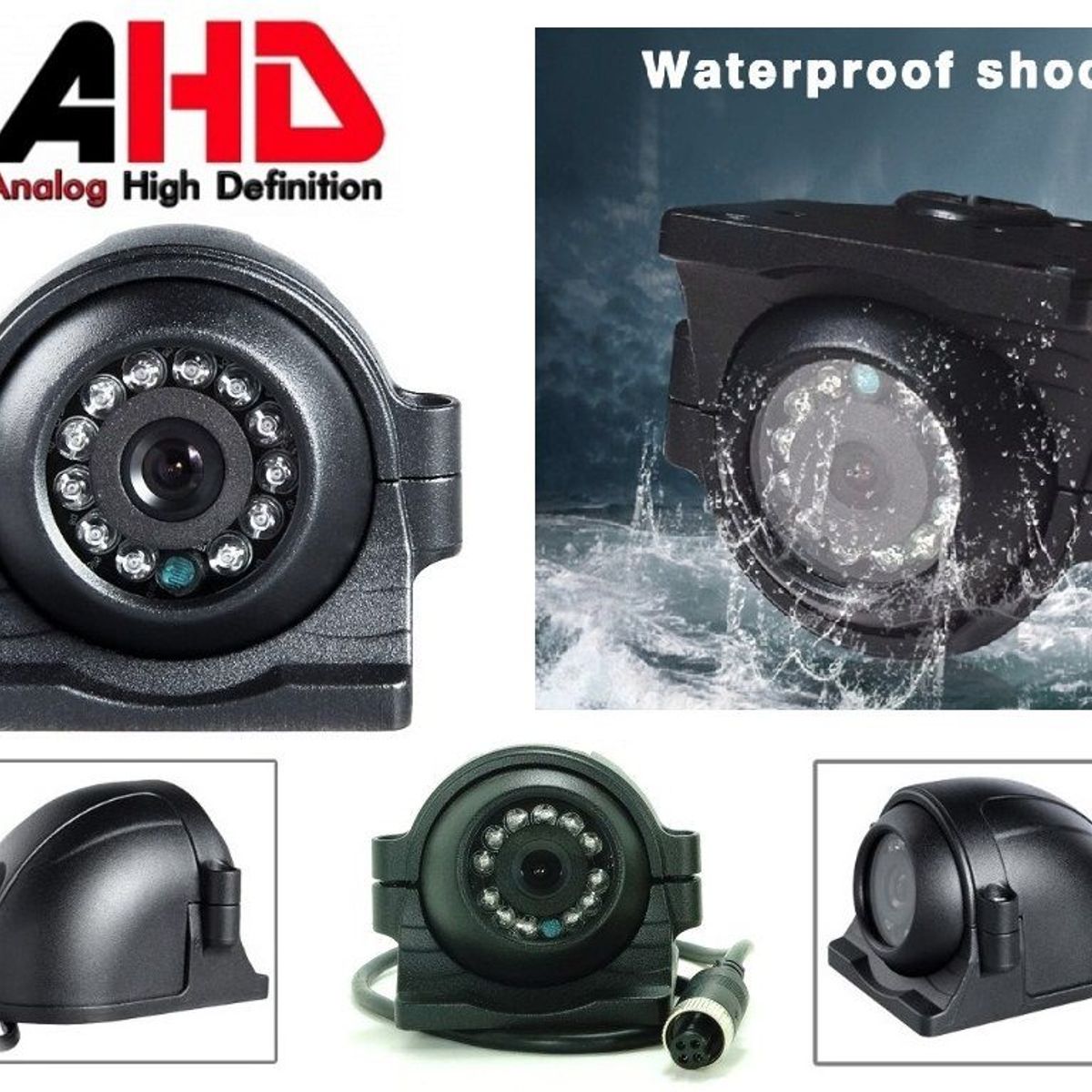 GENERICO - Camara Exterior Lateral AHD 1080p Camion Visión Nocturna