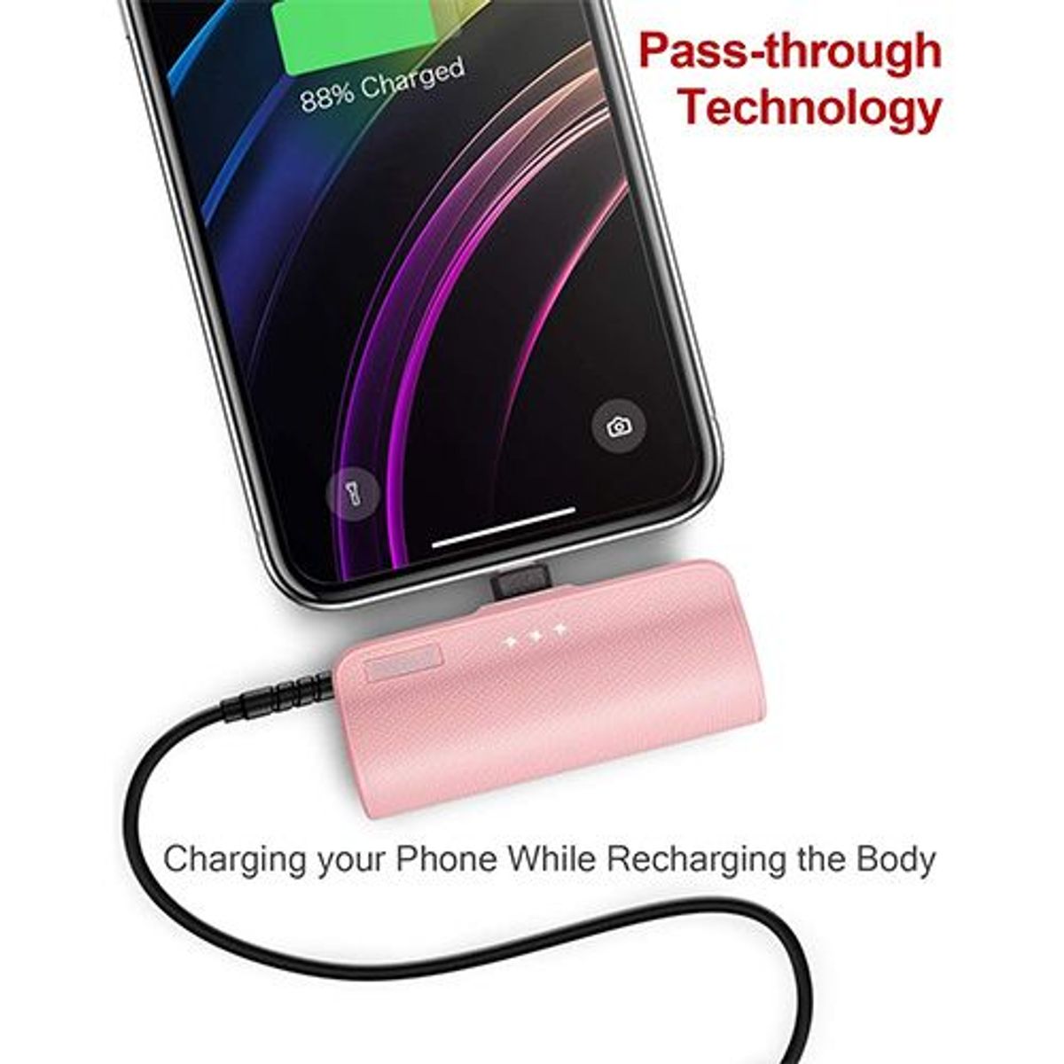 GENERICO - iWALK  Minicargador Portátil de 3350mAh