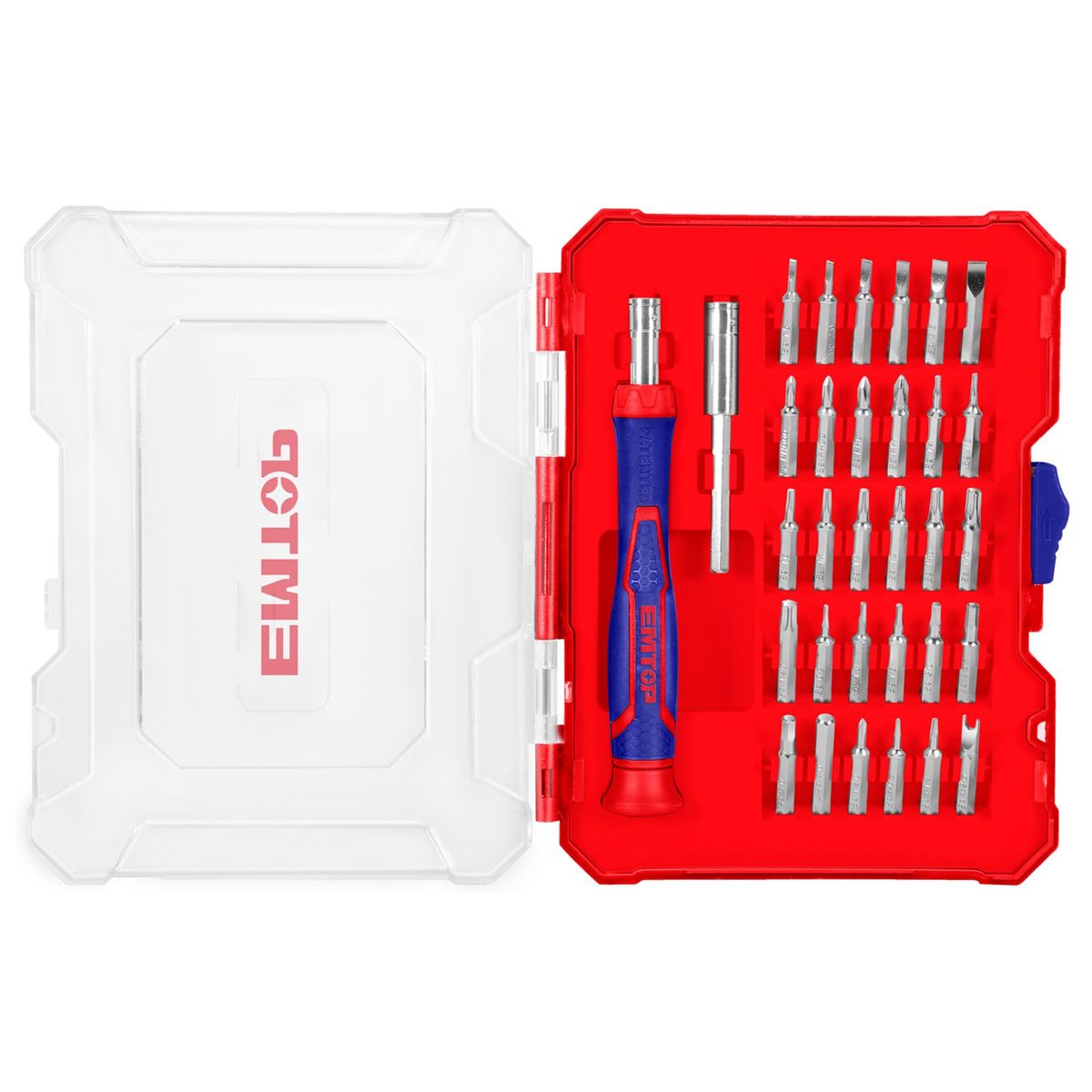 EMTOP - Juego de 32 Destornilladores de Presición Emtop EBST03202