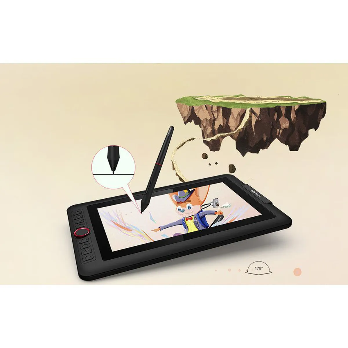 XP PEN - Pantalla Grafica Xp-Pen Artist 12 Pro 11.6” 8192 nivel de presion