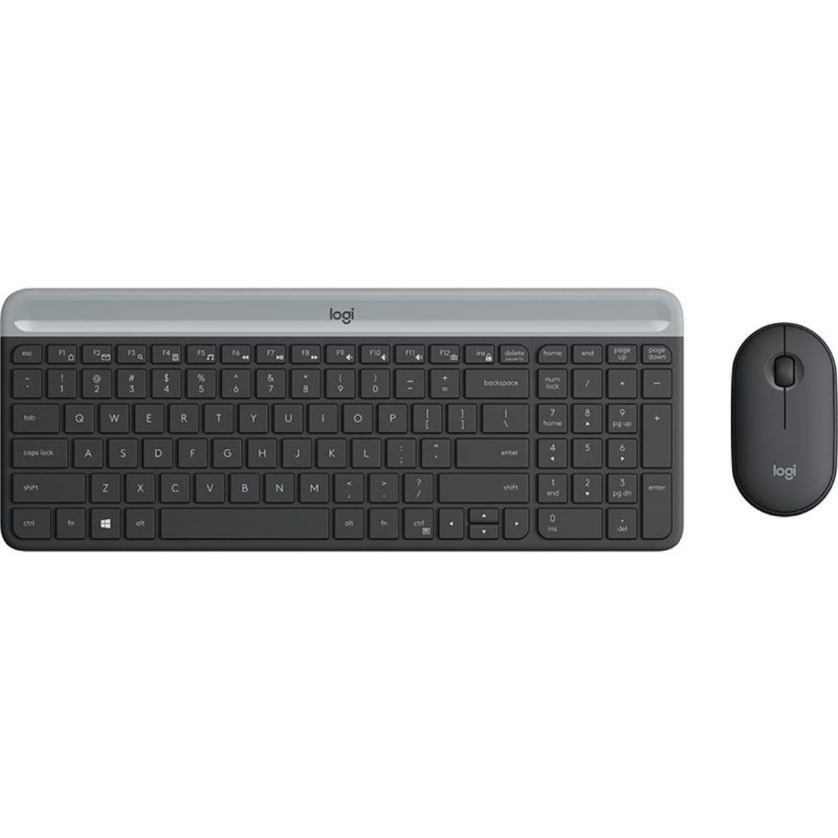 LOGITECH - Teclado Logitech+Mouse Mk470 Wireless Slim black