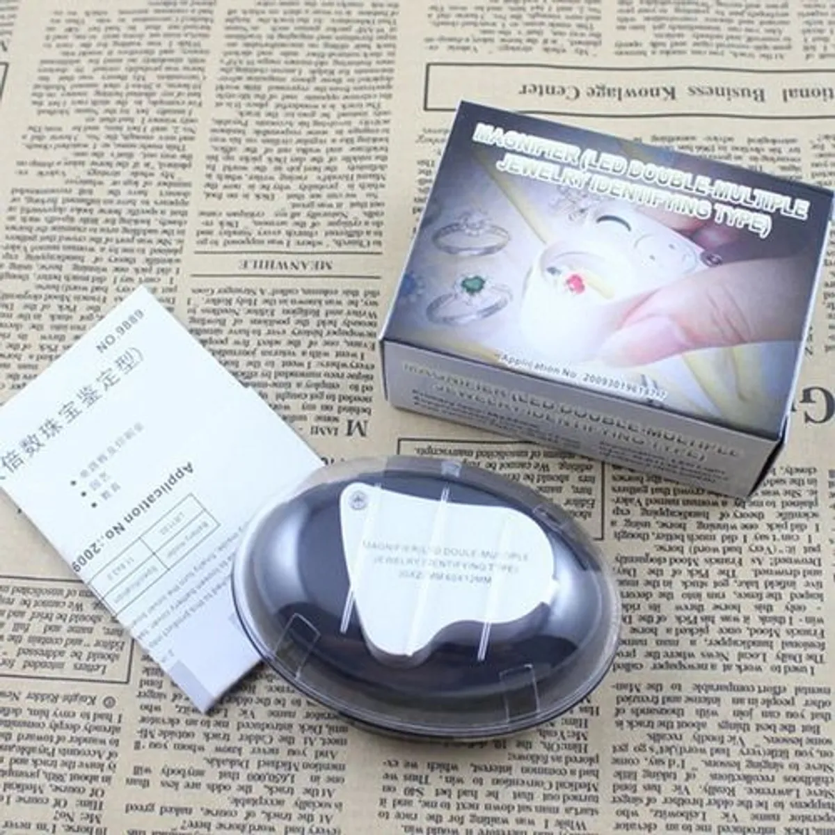 GENERICO - Lupa Doble Lente Entomologica 60x Y 30x 2-22mm