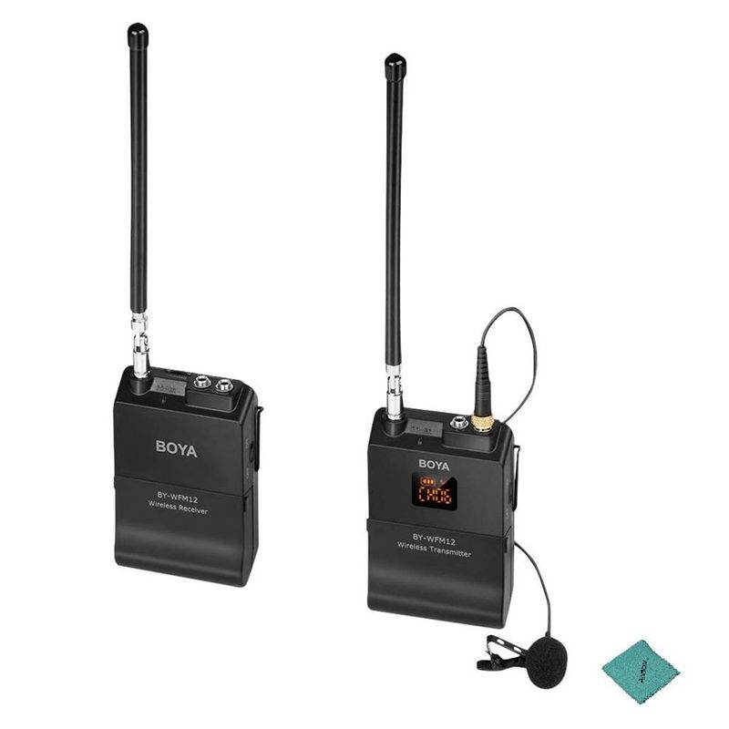 BOYA - Microfono Boya Inalambrico VHF BY-WFM12
