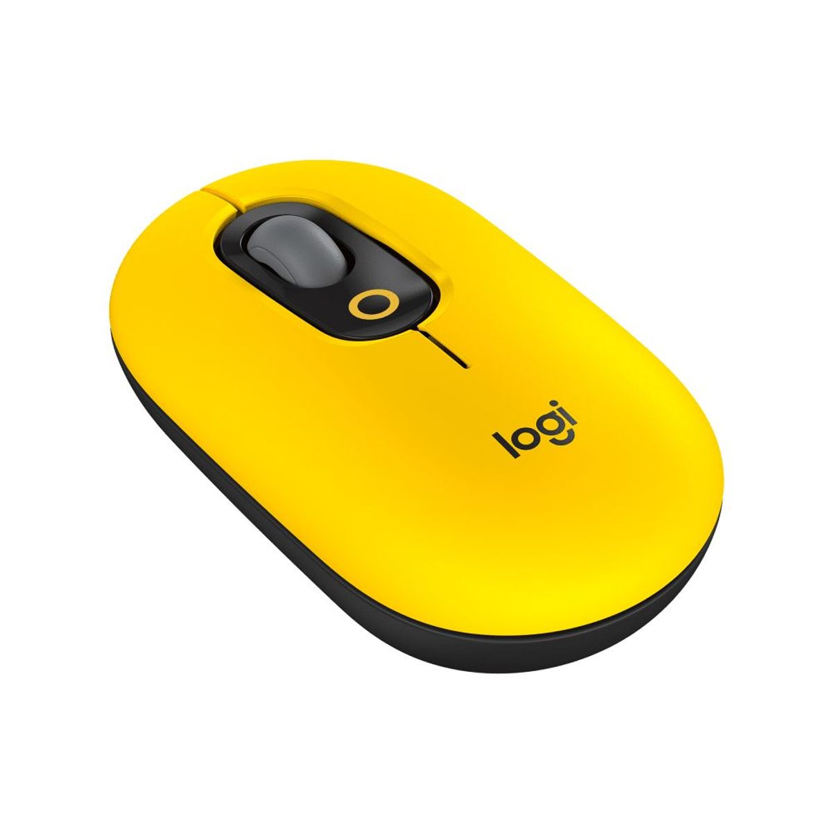 LOGITECH - Mouse Logitech Pop Bluetooth Black yellow
