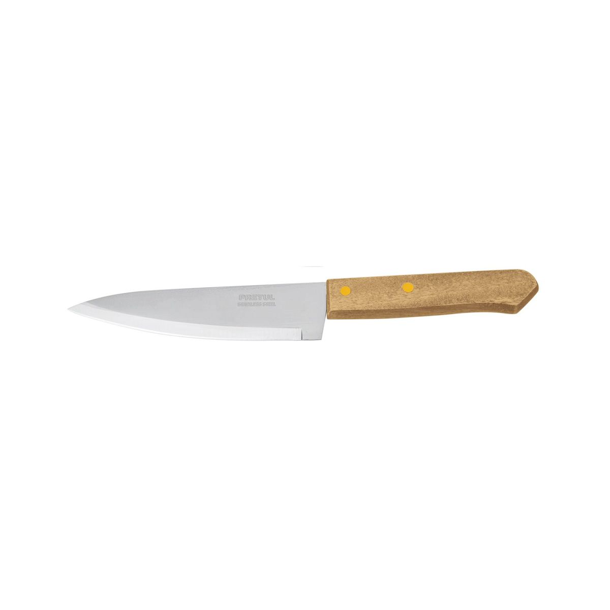 PRETUL - Cuchillo de chef 6 mango de madera Pretul