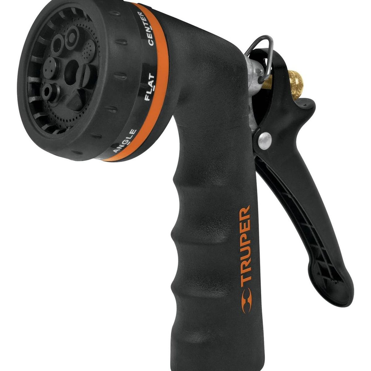 TRUPER - Pistola para riego de 8 funciones metálica con recubrimiento Truper