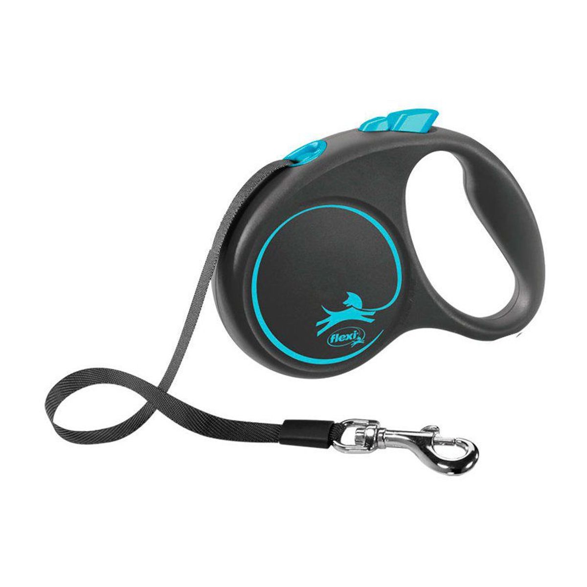 FLEXI - Correa para perros retractil flexi black 5m max 50kg - azul