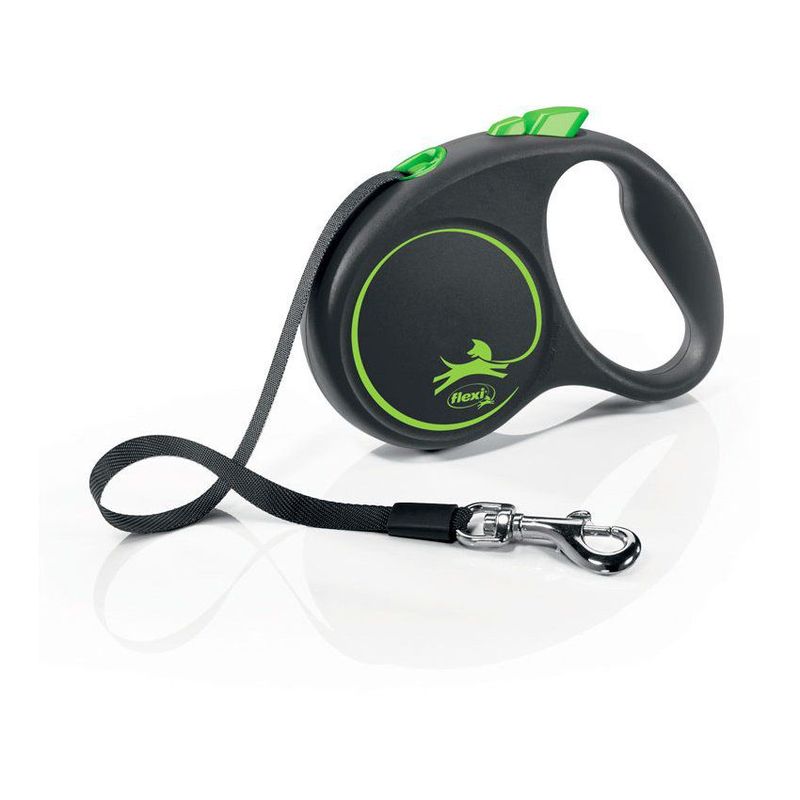 FLEXI - Correa para perros retractil flexi black 5m max 50kg - verde