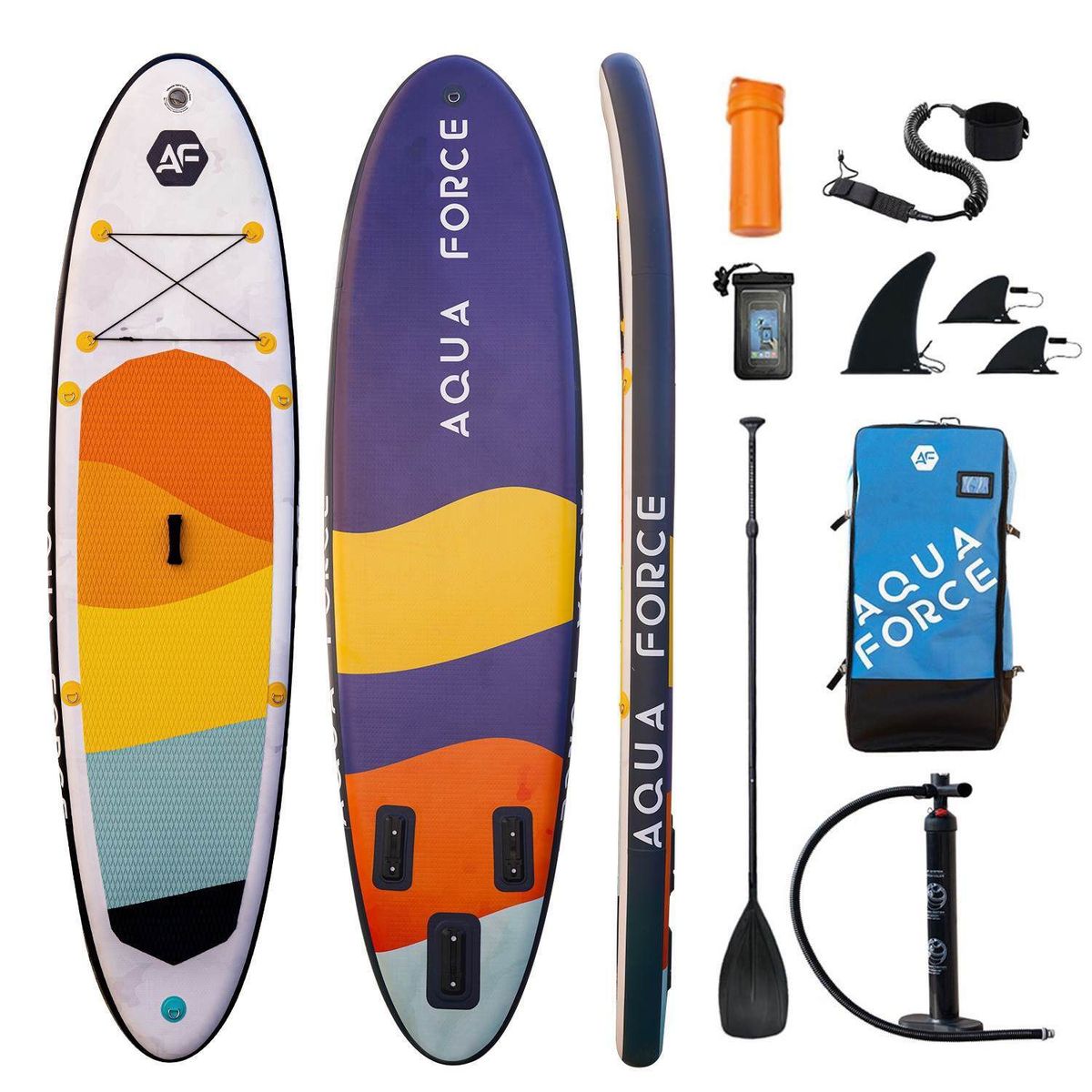 AQUA FORCE - Stand Up Paddle Board 10.6 A1 Sunset + Accesorios