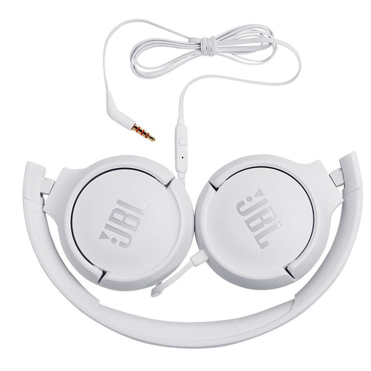 JBL - Audífonos JBL T500 con Mic Blanco