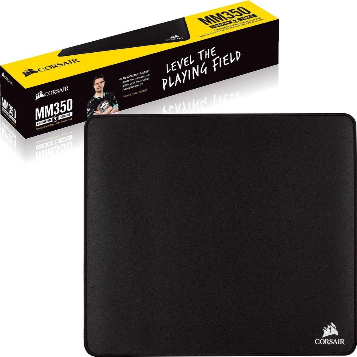 CORSAIR - Mouse Pad Gamer CORSAIR MM350 XL Champion Series - Negro