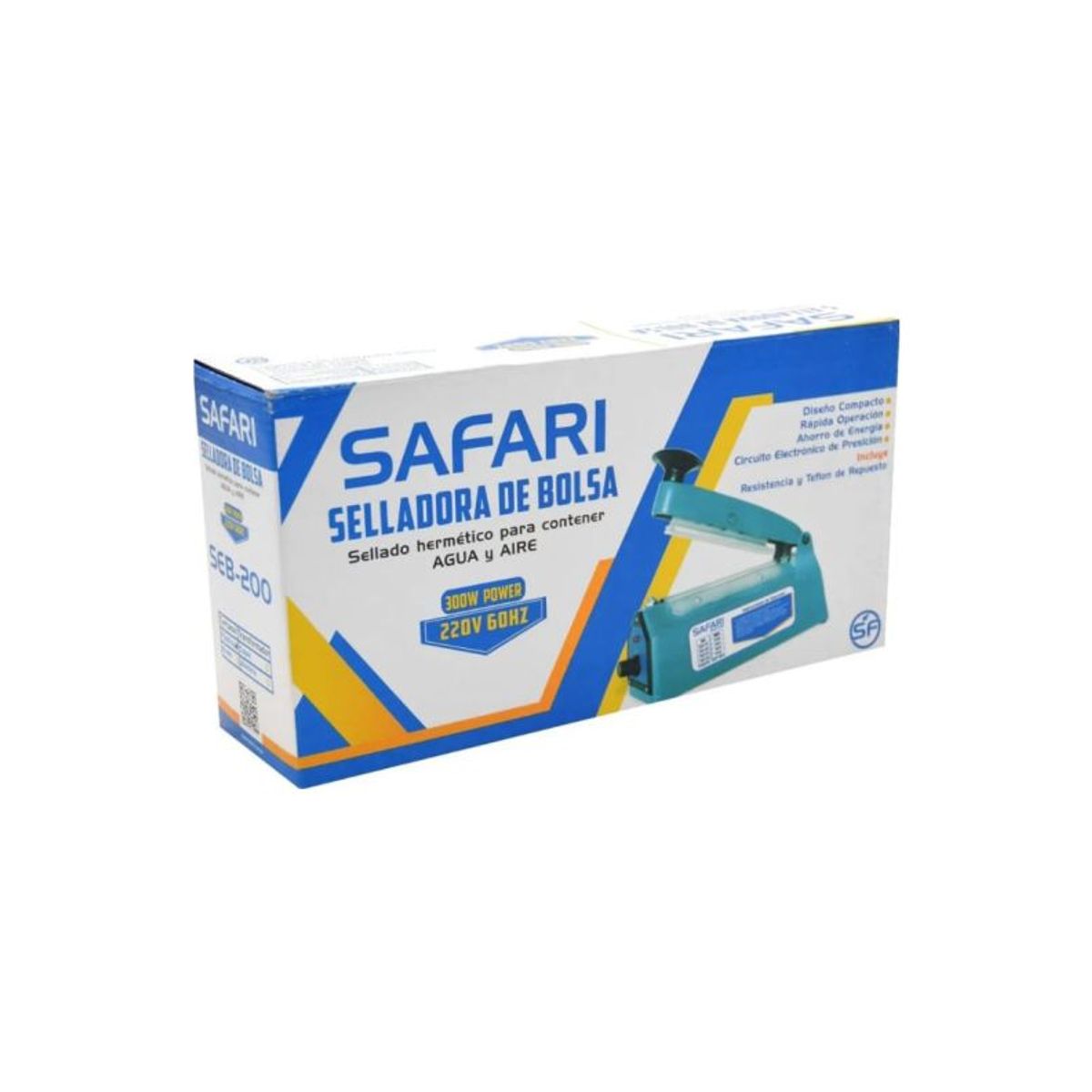 SAFARI - Selladora eléctrica de bolsas, plástico, Safari x 20 cm