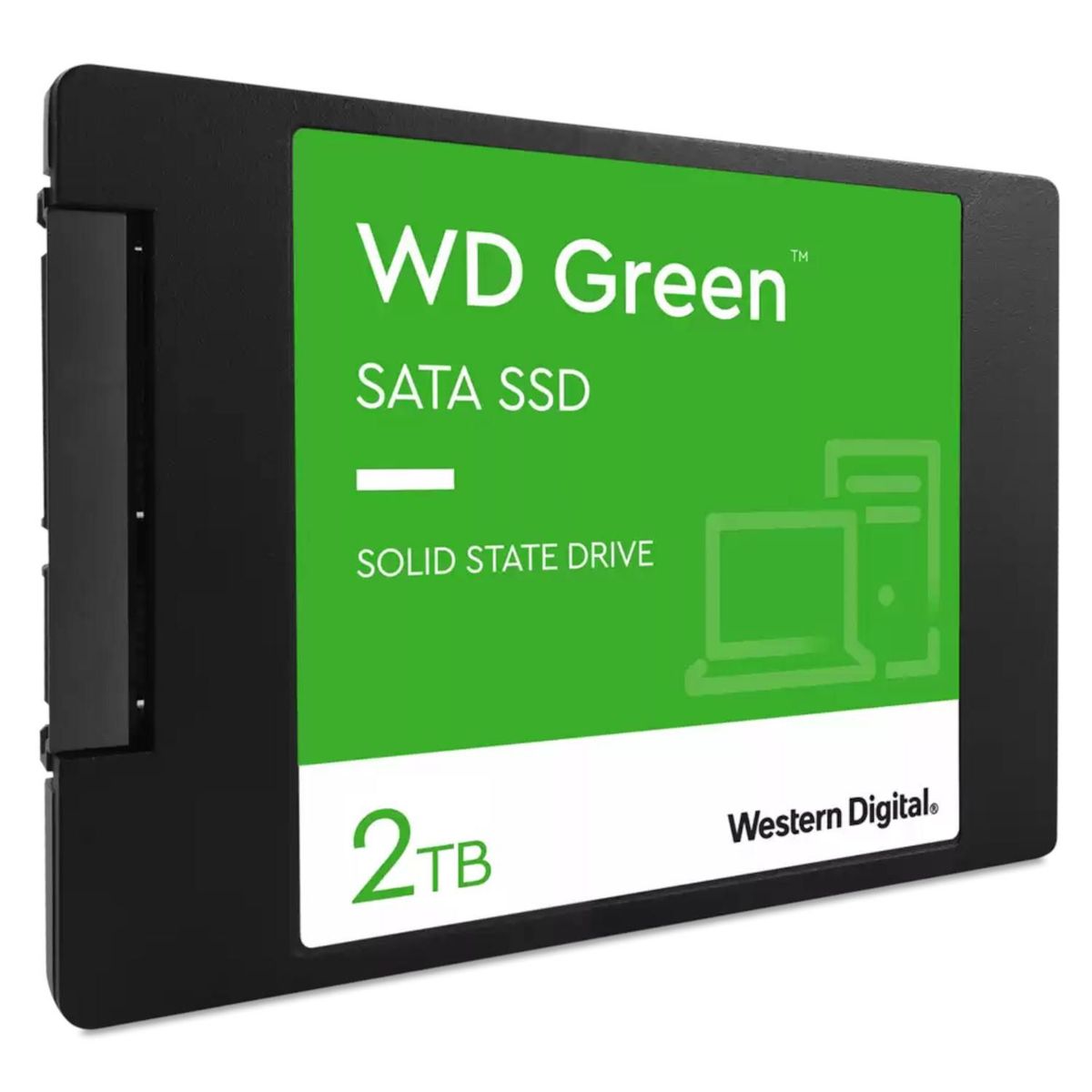 WESTERN DIGITAL - Disco SSD Western Digital Green Sólido 2TB 2.5"  7mm SATA 6Gbs