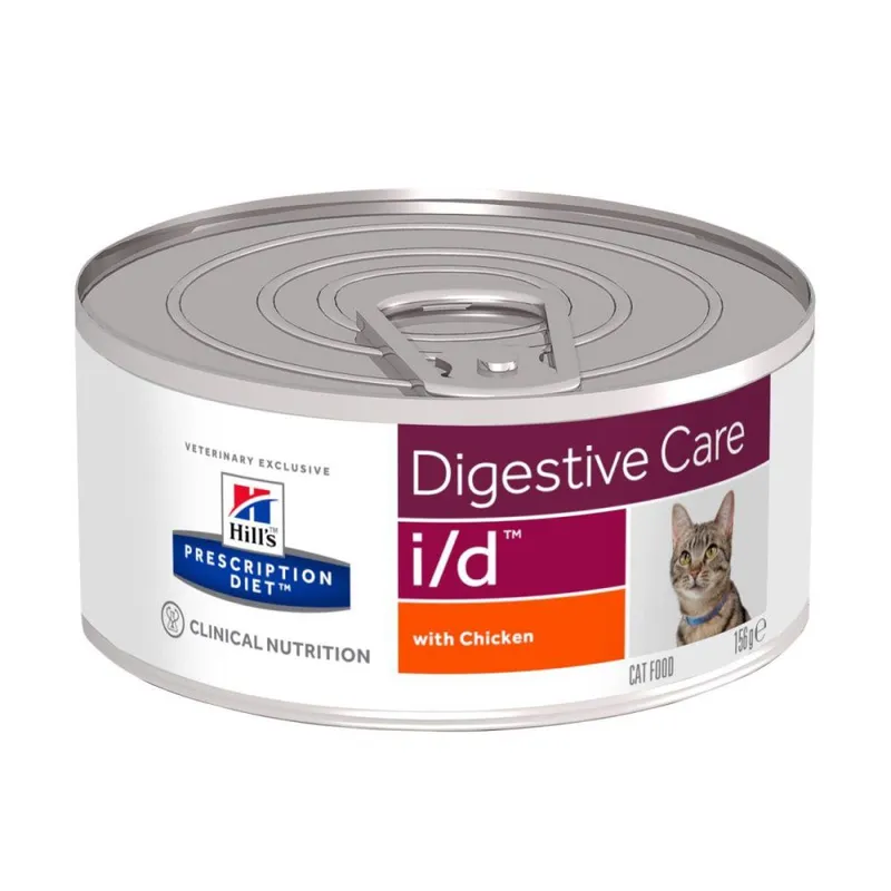 HILLS - Hill's PD Feline I/d Salud Digestiva Lata con Pollo 156 gr