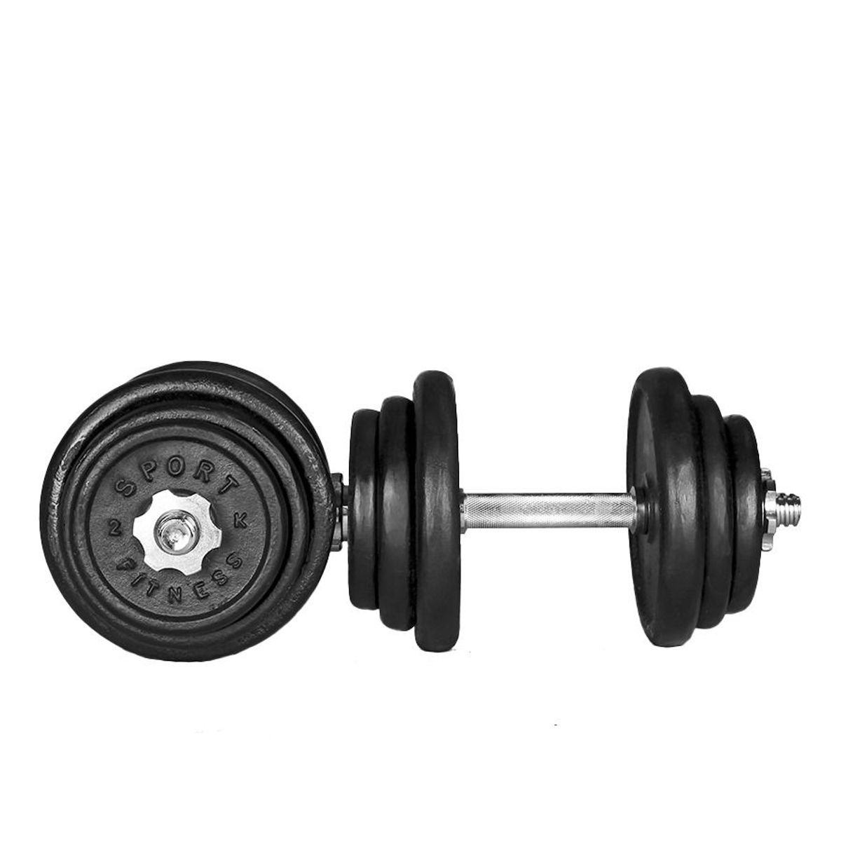 URBAN FIT - Pesas Redondas De 40 Kgs Con Mancuernas Importadas