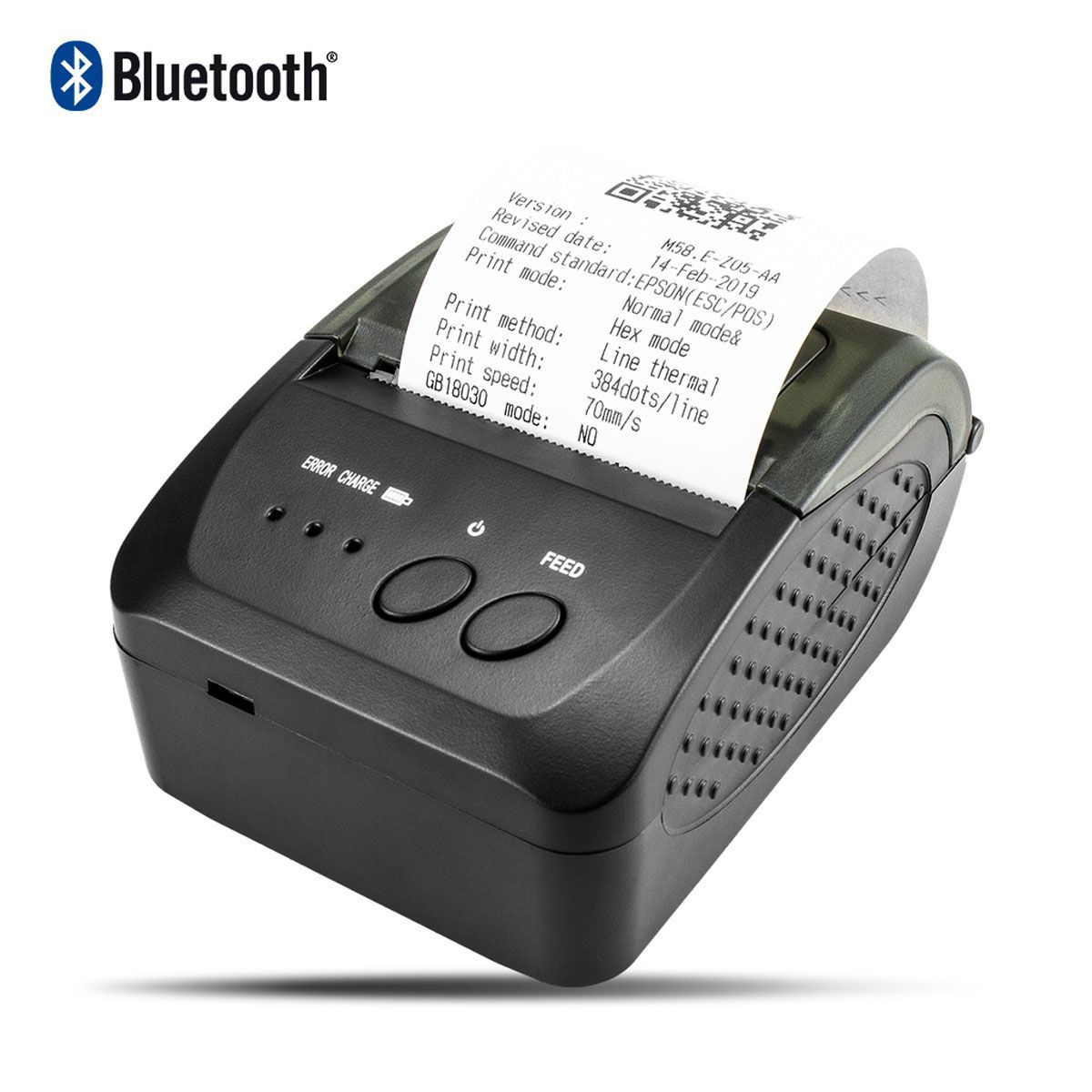 NETUM - Impresora Netum NT-1809 Térmica Bluetooth 4.0 58mm Bluetooth