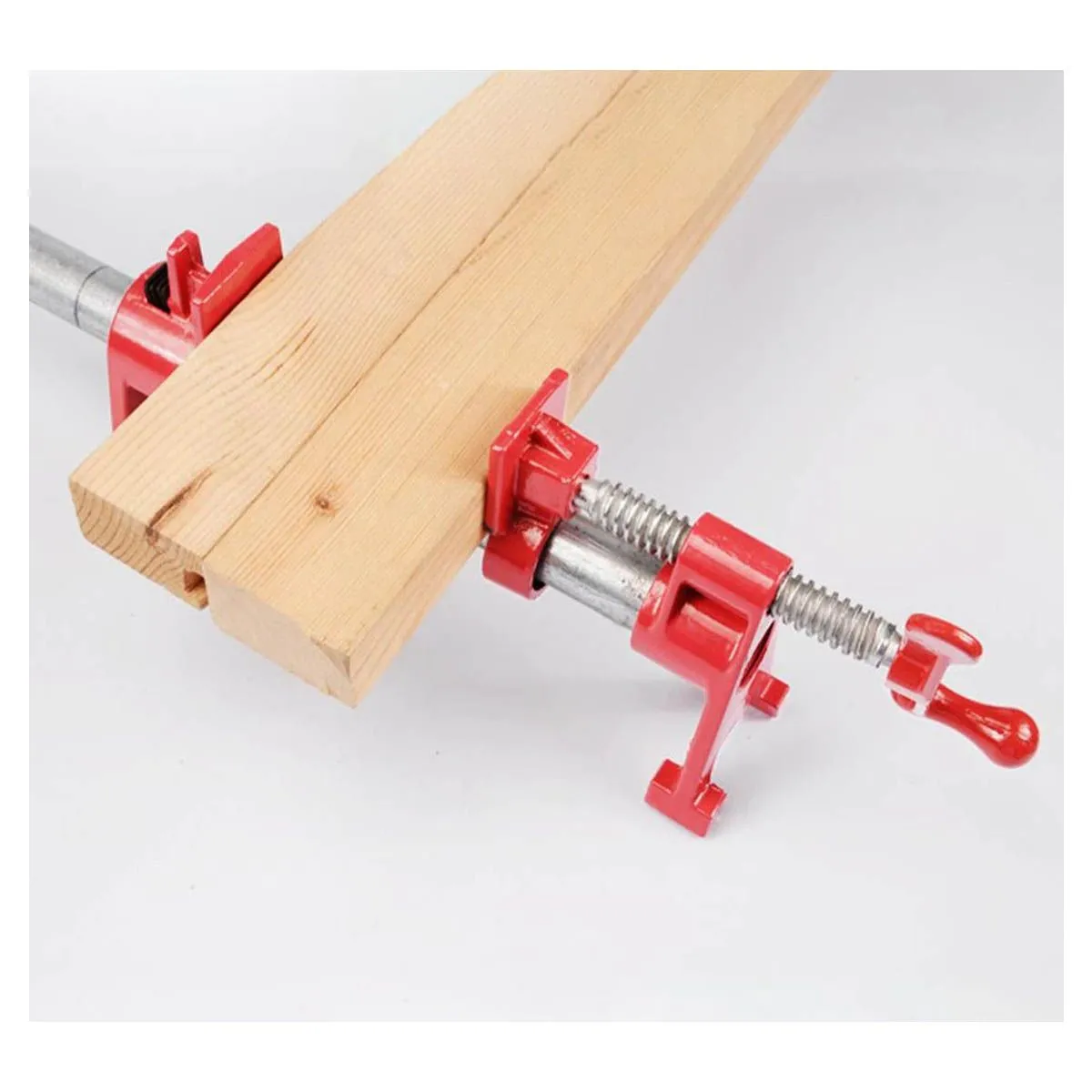 MAXTOR - Prensa Abrazadera de hierro Para Tubo De 3 cuartos de pulgada