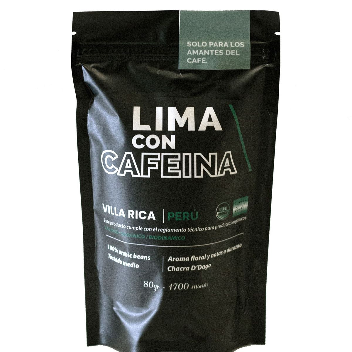 LIMA CON CAFEINA - Café gourmet en GRANO Villa Rica PERU - Lima con Cafeína