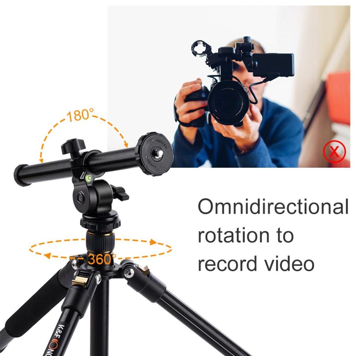 K&F CONCEPT - Columna central giratoria K&F Concept  KF31.010.