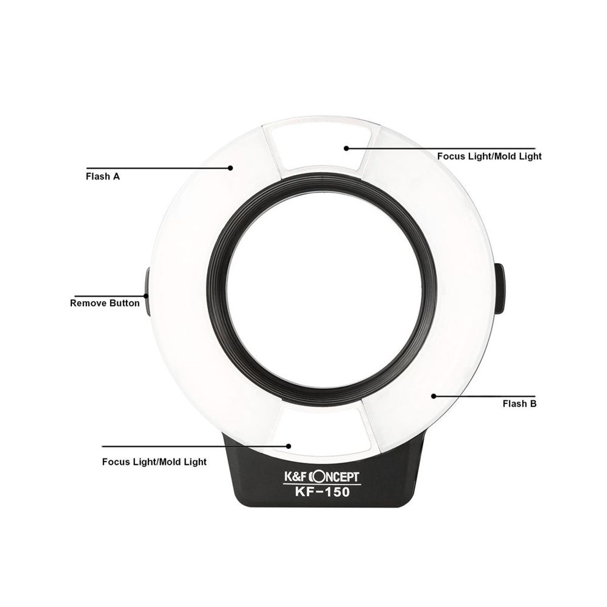 K&F CONCEPT - Flash Macro  K&F Concept KF-150 para Nikon KF22.008.