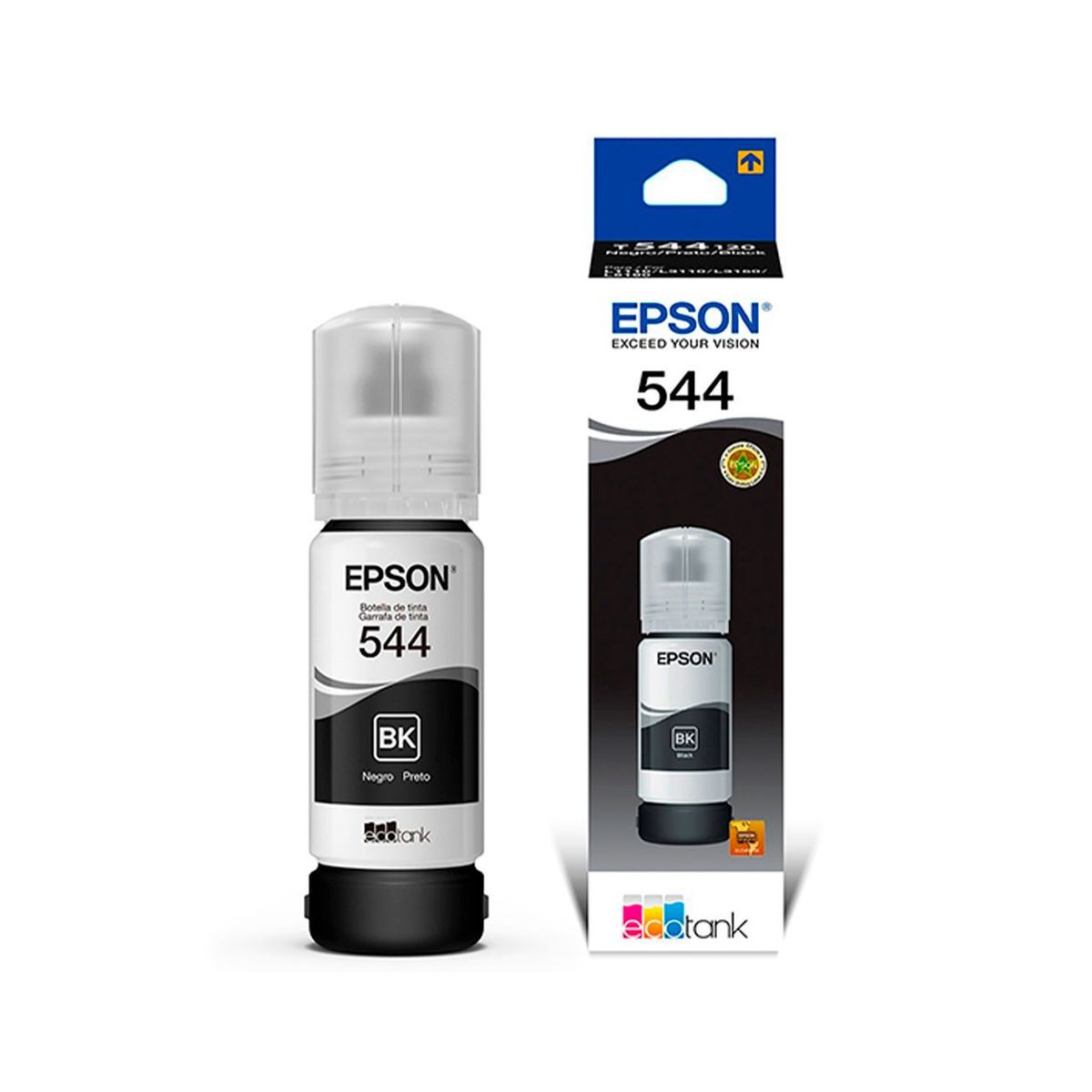 EPSON - BOTELLA DE TINTA EPSON T544120-AL NEGRO L1110L5190